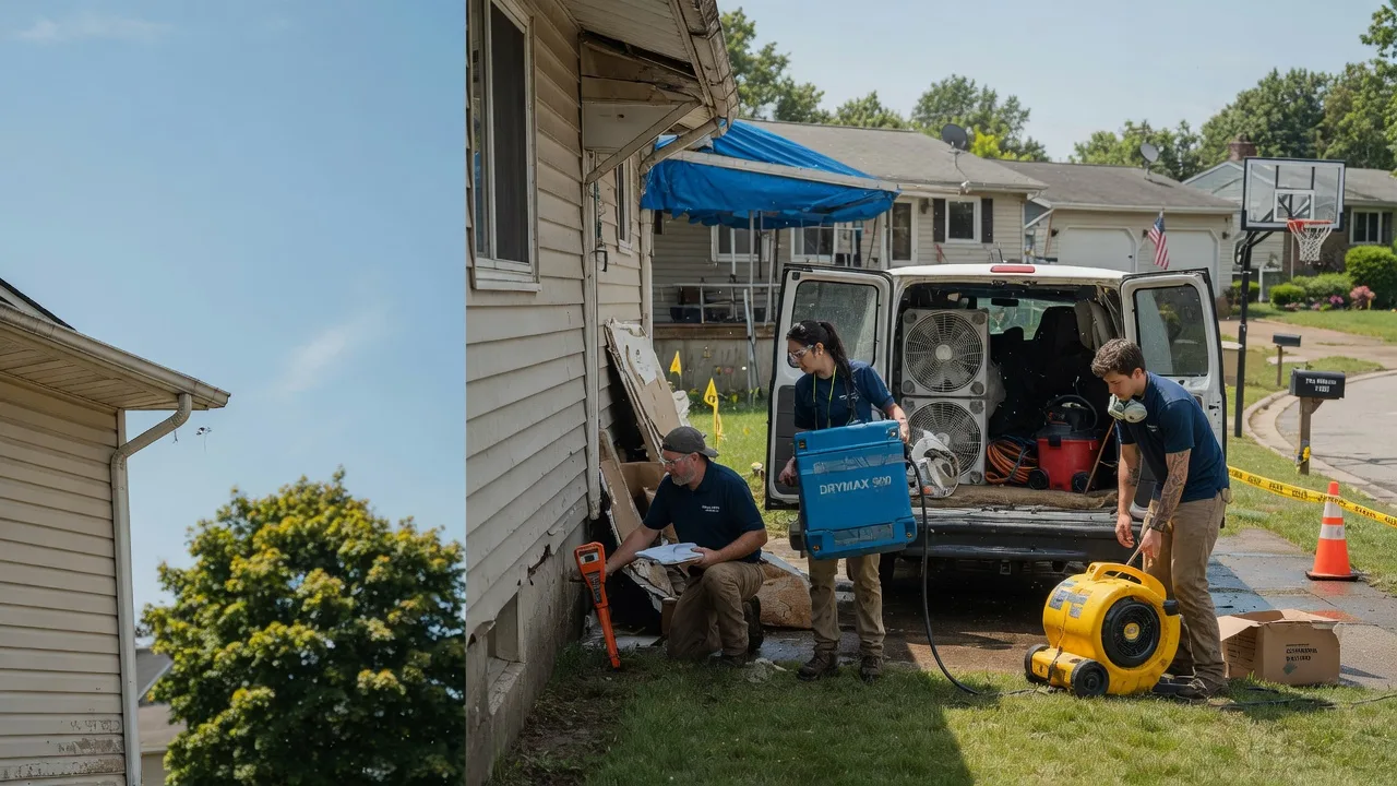 Ceiling Leak Cleanup in Cambridge, WI near me
