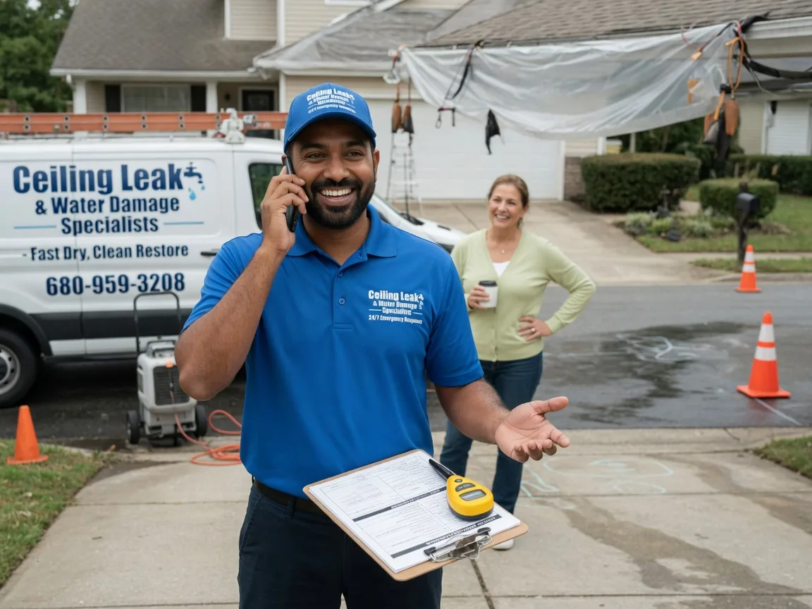 Ceiling Leak Cleanup Cambridge, WI FAQs